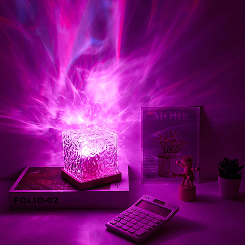 Crystal Cube Lamp