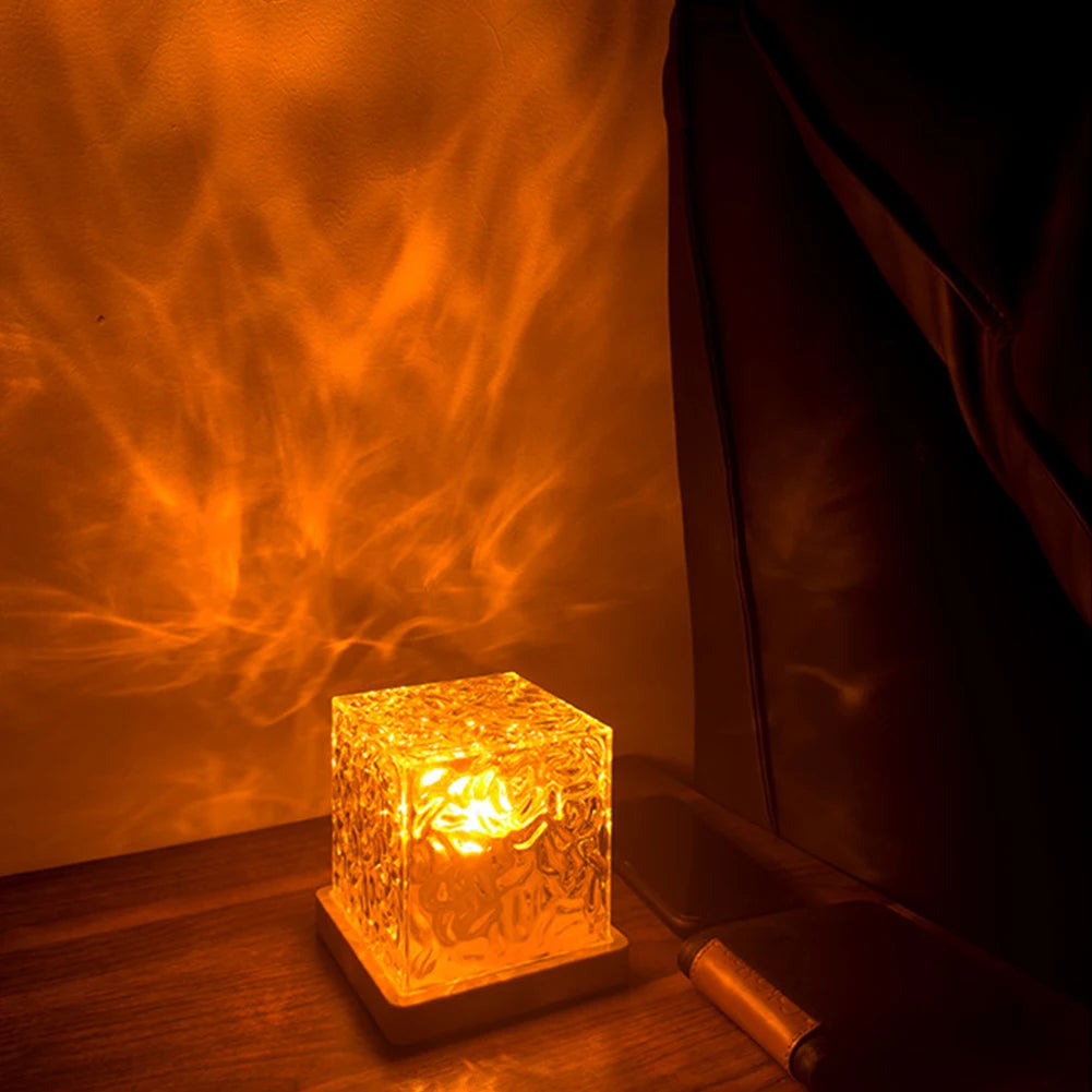 Crystal Cube Lamp