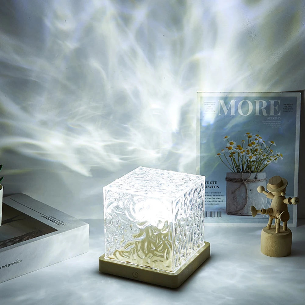 Crystal Cube Lamp