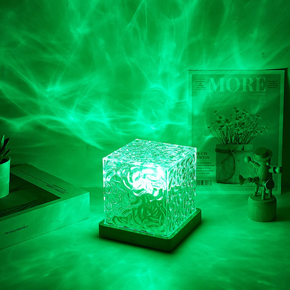 Crystal Cube Lamp